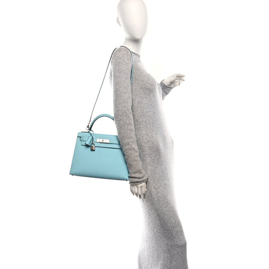 Epsom Kelly Sellier 28 Bleu Atoll