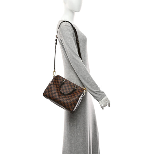 Damier Ebene Speedy Bandouliere 25
