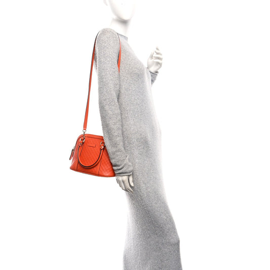 Microguccissima Mini Dome Bag Sun Orange