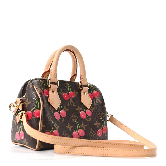 LV X TM Monogram Cerises Speedy Bandouliere 20