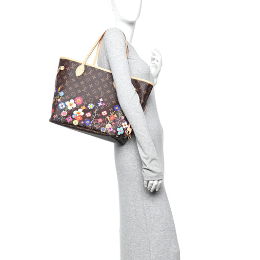LV X TM Monogram Flowers Neverfull MM