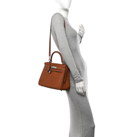 Barenia Faubourg Kelly Retourne 28 Fauve