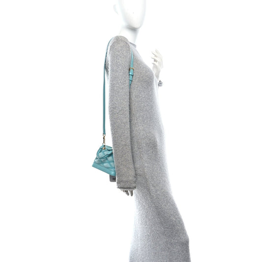 Lambskin Malletage Alma Nano Lagoon Blue