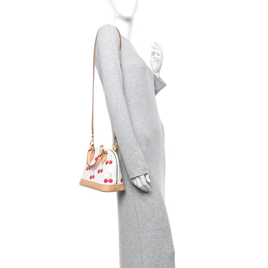 LV X TM Monogram Cerises Alma BB White