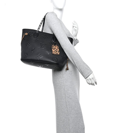 Empreinte Monogram Giant Wild at Heart Neverfull MM Black
