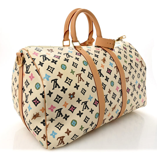 Monogram Craggy Keepall Bandouliere 45 Vanilla