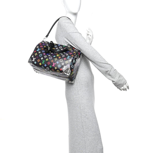 LV X TM Monogram Multicolor Speedy Soft 30 Black