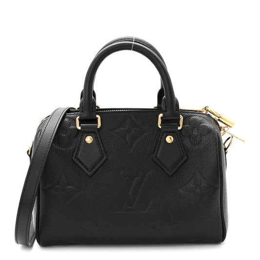 Empreinte Monogram Giant Speedy Bandouliere 20 Black