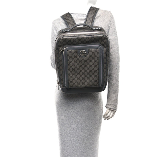 GG Supreme Monogram Ophidia Backpack Grey