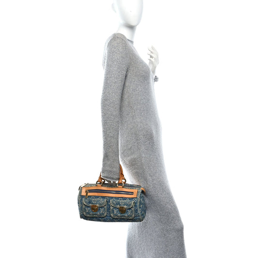 Monogram Denim Neo Speedy Blue