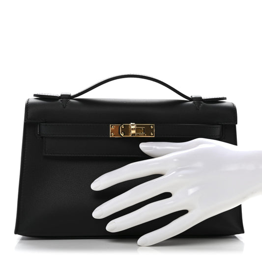 Swift Kelly Pochette Clutch Black