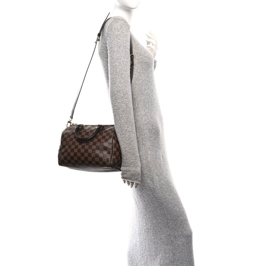 Damier Ebene Speedy Bandouliere 25