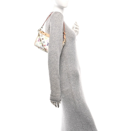 LV X TM Monogram Multicolor Pochette Accessories White