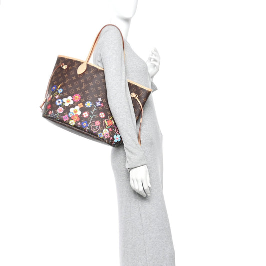 LV X TM Monogram Flowers Neverfull MM