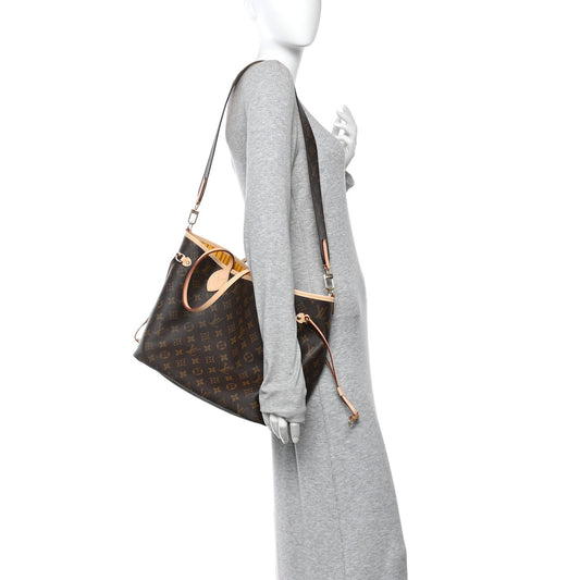 Monogram Inside Out Neverfull Bandouliere MM Jaune Safran
