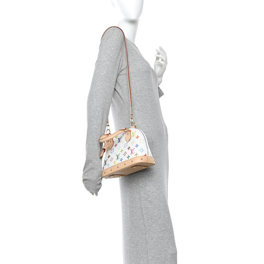 LV X TM Monogram Multicolor Alma BB White