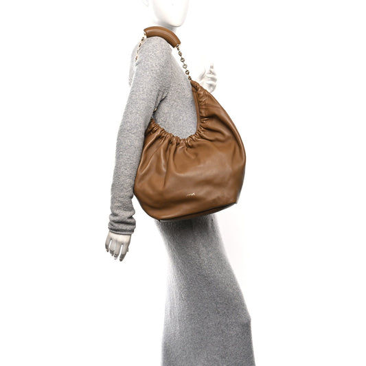 Mellow Nappa Medium Squeeze Bag Oak