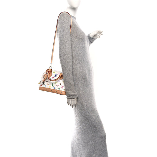 LV x TM Monogram Multicolor Alma BB White