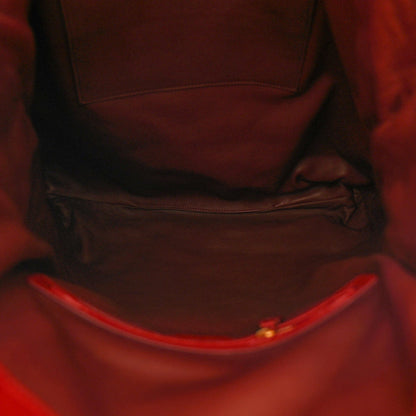 Calfskin Polly Tote Red
