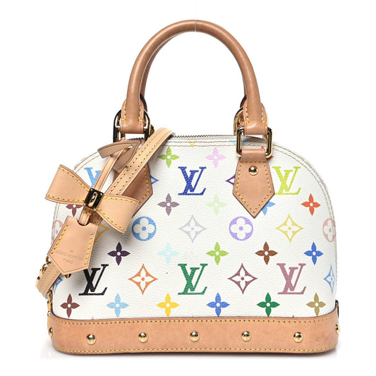 LV x TM Monogram Multicolor Alma BB White
