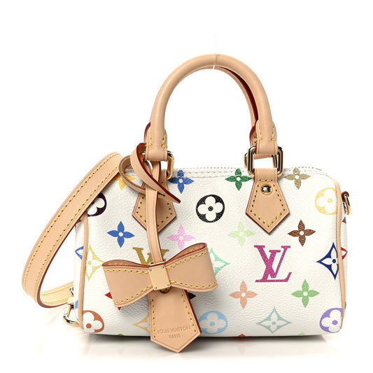 LV X TM Monogram Multicolor Nano Speedy White