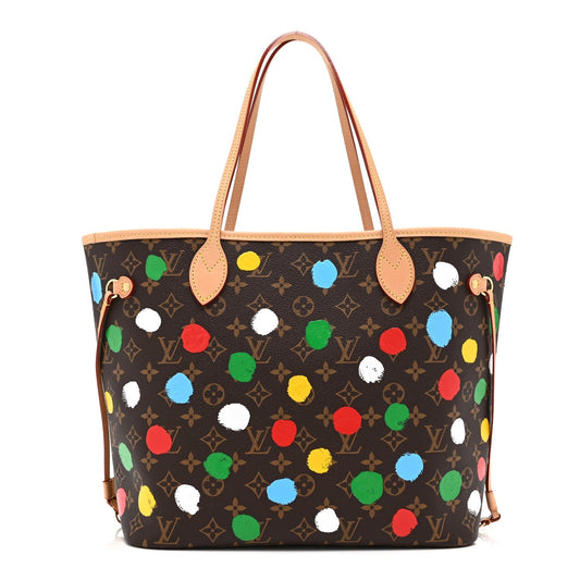 LV X YK Monogram Dots Neverfull MM
