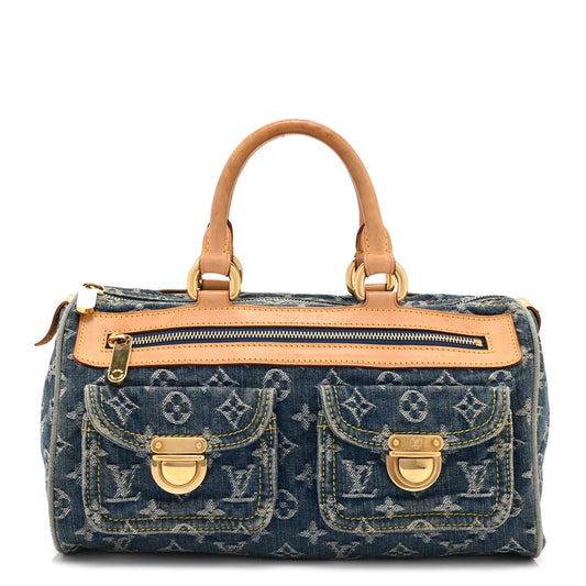 Monogram Denim Neo Speedy Blue