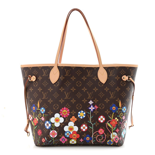 LV X TM Monogram Flowers Neverfull MM