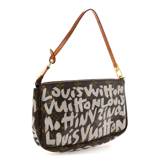 Monogram Graffiti Pochette Accessories Silver