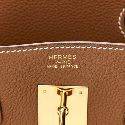 Togo Birkin 30 Gold