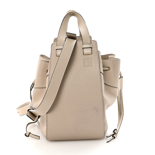Calfskin Medium Hammock Shoulder Bag Light Oat