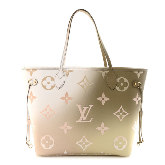 Monogram Giant Spring In The City Neverfull MM Sunset Kaki