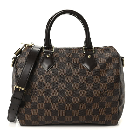 Damier Ebene Speedy Bandouliere 25