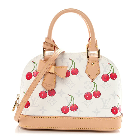 LV X TM Monogram Cerises Alma BB White