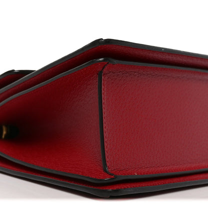GG Supreme Monogram Small Queen Margaret Top Handle Bag Red