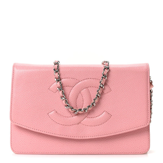 Caviar Timeless CC Wallet on Chain WOC Pink