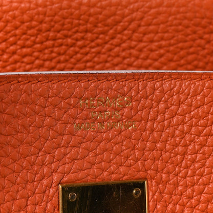 Togo Birkin 35 Orange