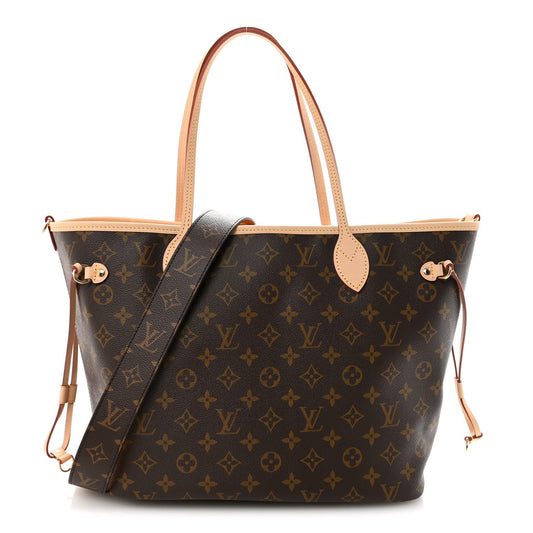 Monogram Inside Out Neverfull Bandouliere MM Jaune Safran