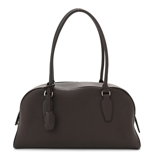 Grained Calfskin EW India Deep Brown