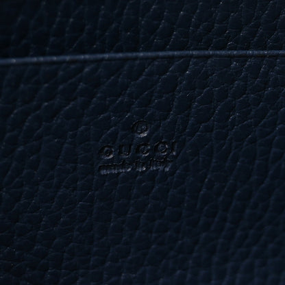 Dollar Calfskin Crystal Mini Dionysus Chain Wallet Blue Agata Black Diamond