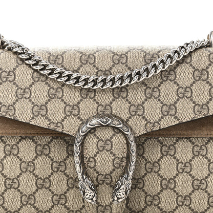 GG Supreme Monogram Small Dionysus Shoulder Bag Taupe