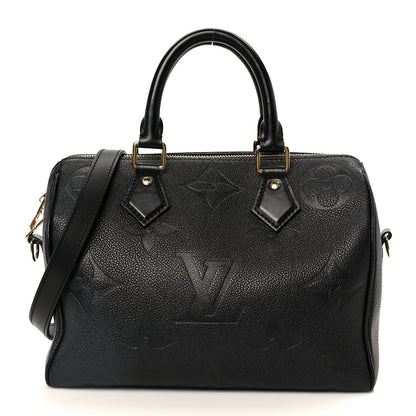 Empreinte Monogram Giant Speedy Bandouliere 25 Black