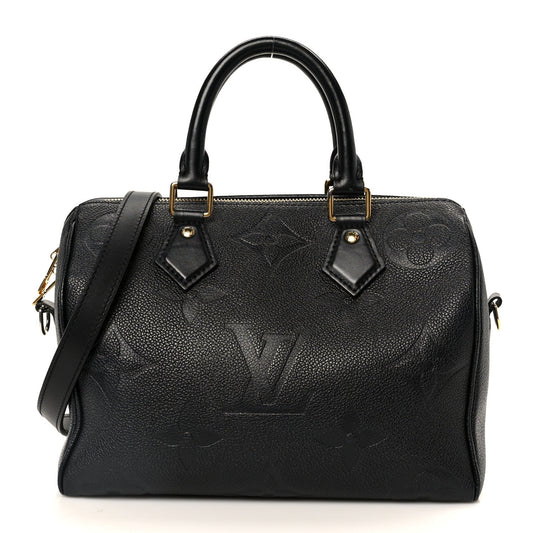 Empreinte Monogram Giant Speedy Bandouliere 25 Black