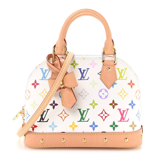 LV x TM Monogram Multicolor Alma BB White