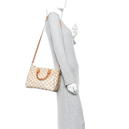 Damier Azur Speedy Bandouliere 25