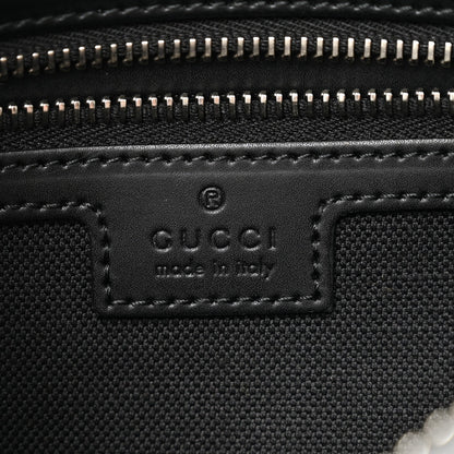 Soft GG Supreme Monogram Web Belt Bag Black Grey