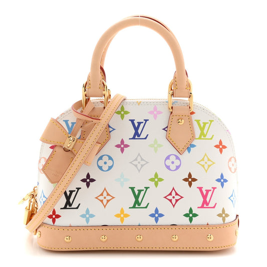 LV X TM Monogram Multicolor Alma BB White