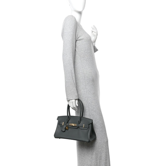 Evercolor Shoulder Birkin Light 29 Vert Mangrove