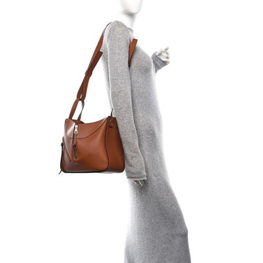Calfskin Small Hammock Shoulder Bag Tan