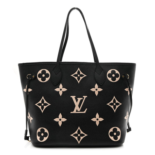 Empreinte Monogram Giant Neverfull MM Black Beige